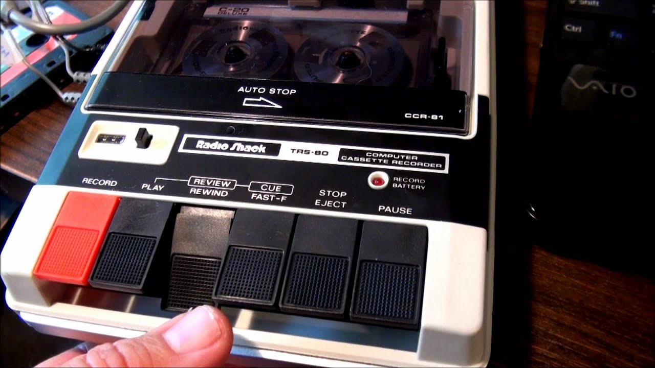 Tandy Model 102 Computer and CCR-81 Cassette Recorder