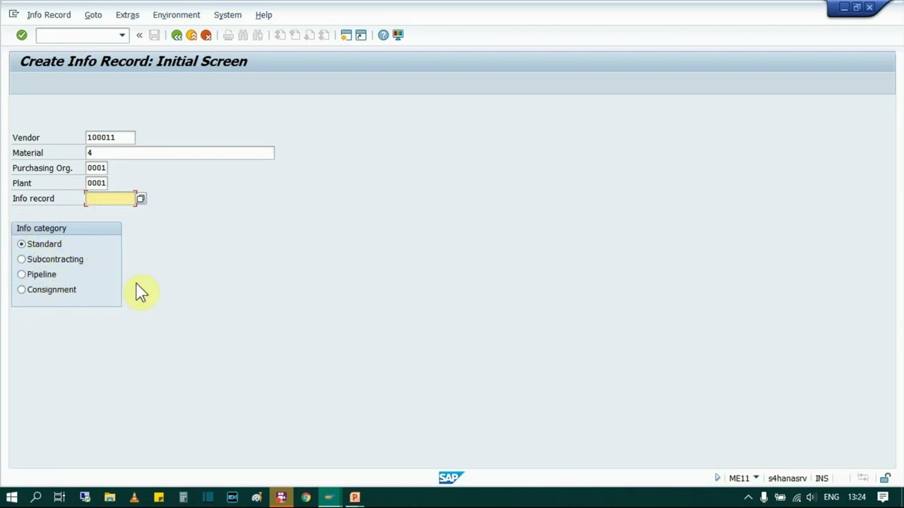 04.3) Запись информации о закупках (PIR) — SAP MM (HANA / ECC). #sapmmtraining #sap #sapmm