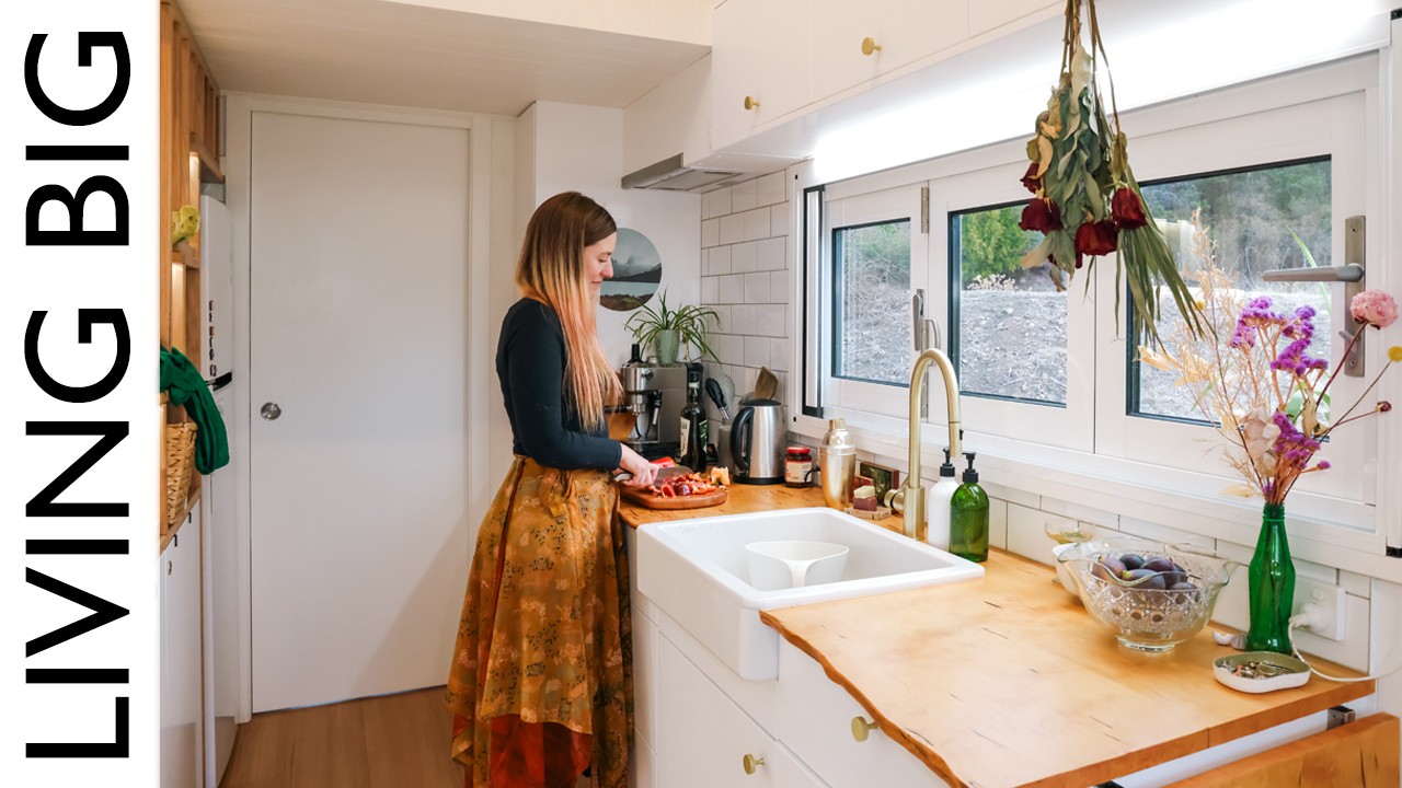 Beautiful Simple Living in a Tiny House Sanctuary