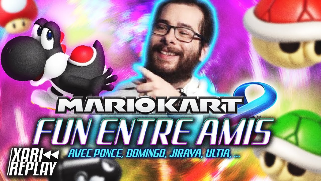 GROS DÉLIRE SUR LES CIRCUITS ! MK8 avec Jiraya, Domingo, Ponce, ...