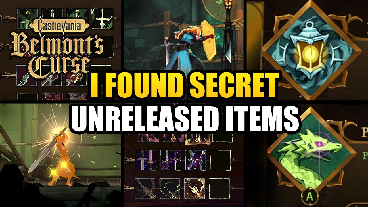 I Found UNRELEASED Weapons & Abilities in the Castlevania: Belmont's Curse Demo