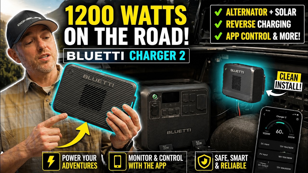 BLUETTI Charger 2 Review – Everything You Need to Know - DC to DC & Reverse Charging Tested!