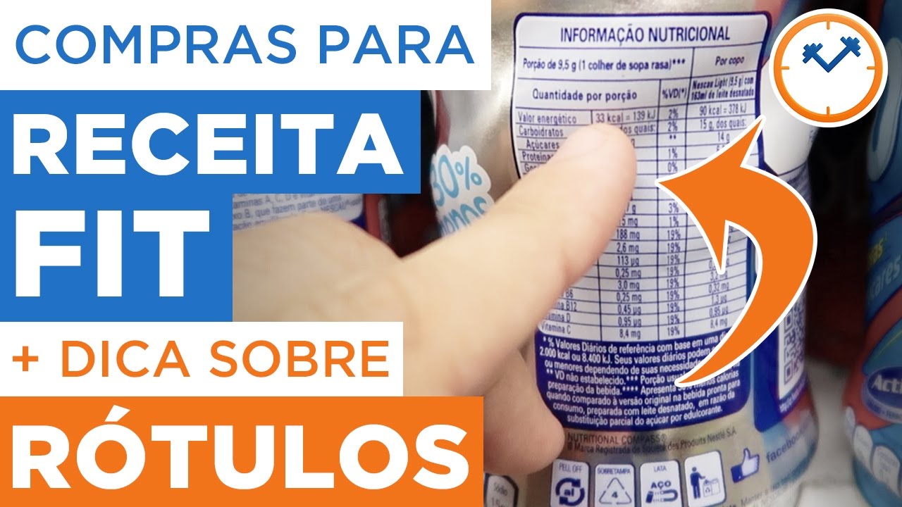 MERCADO: COMPRAS PARA RECEITA FIT E DICA IMPORTANTE SOBRE RÓTULOS (e Doritos) | Saúde na Rotina