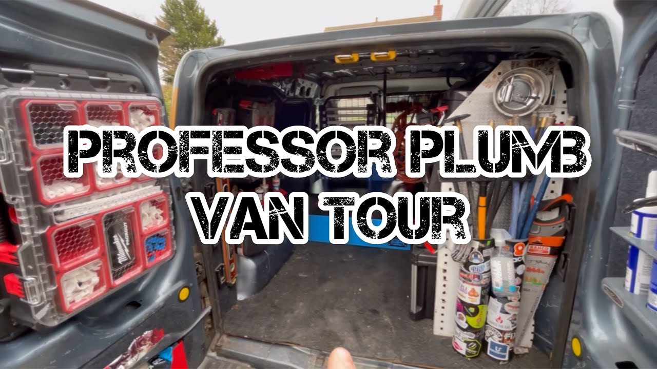 BEST small van racking system for a plumber - van tour