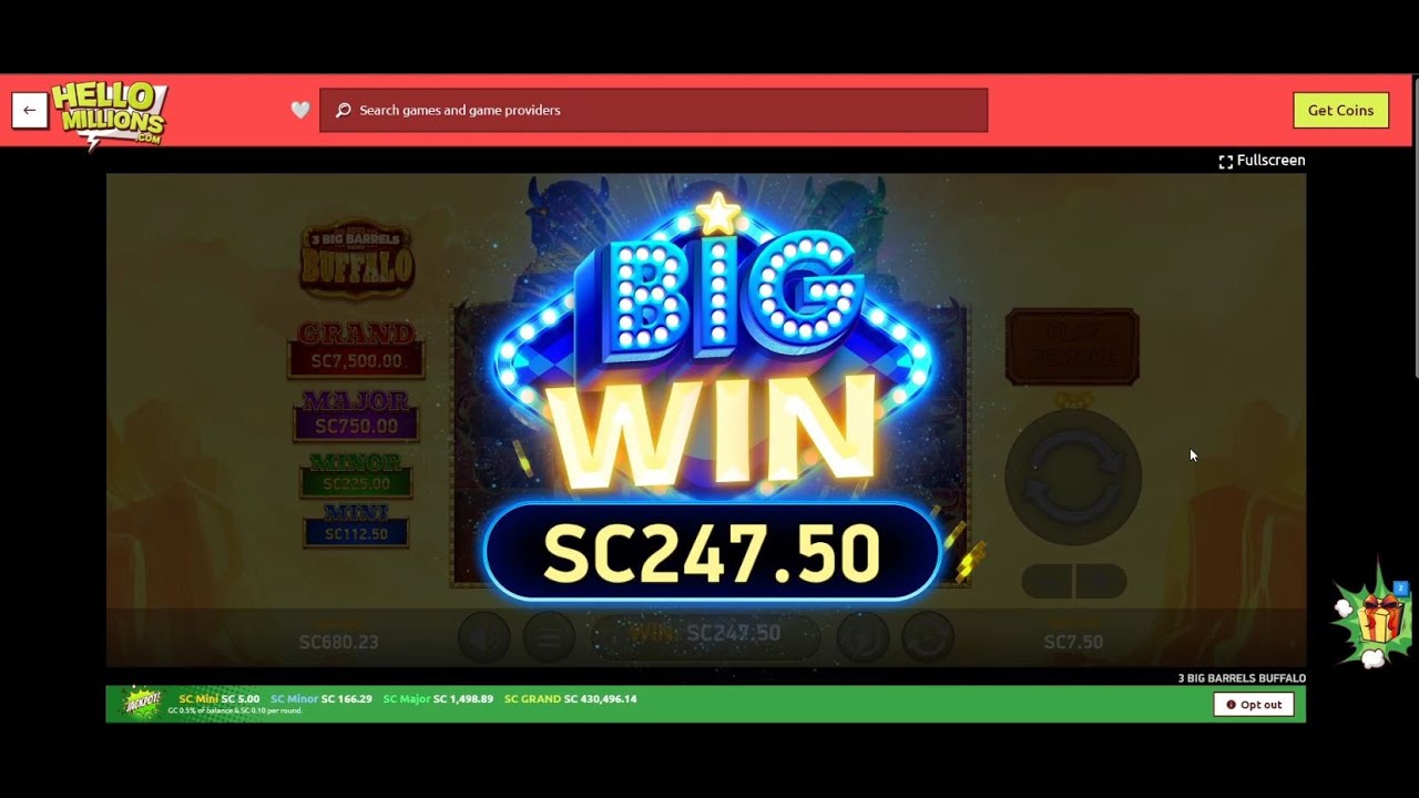 Spinning 3 Big Barrels Buffalo Double Bonus Trigger Huge Wins | Hello Millions