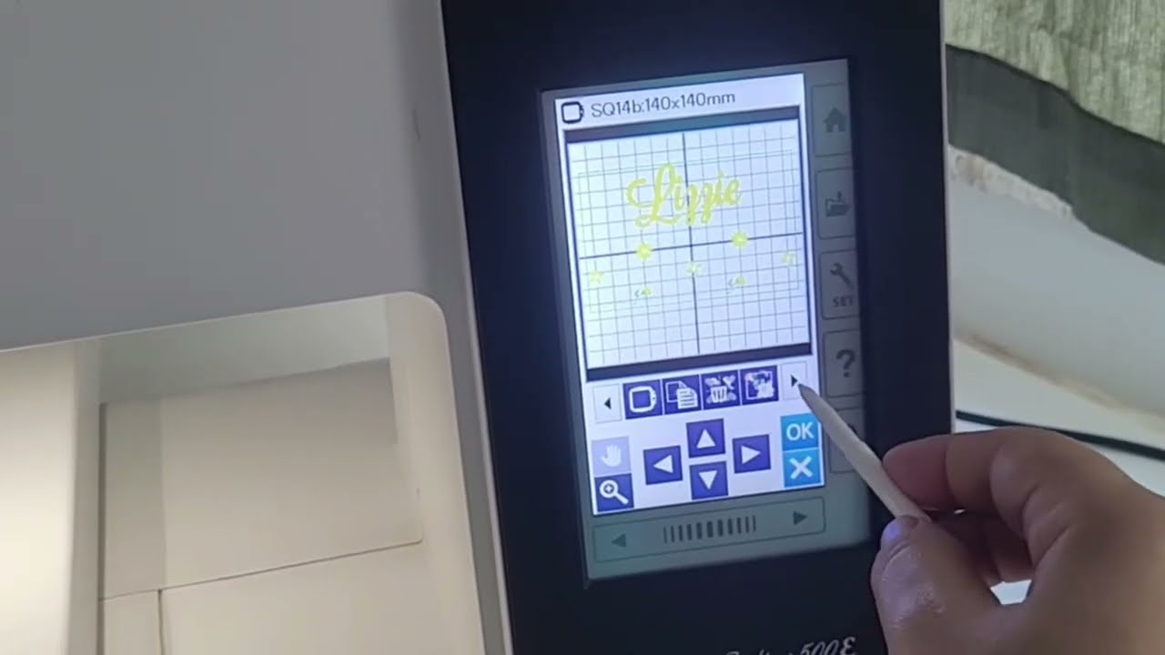 M&Aacute;QUINA DE BORDAR JANOME | COMO GIRAR O DESENHO [Matriz de Bordado]