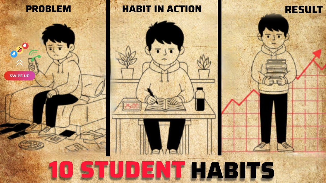 10 Student Habits That Will COMPLETELY Change Your Life in 2025 🚀 (Do These Daily!)  