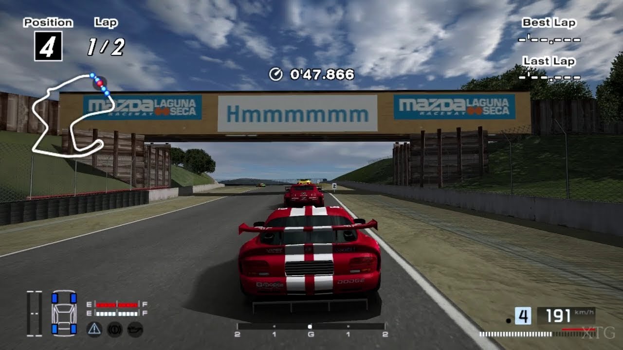 [#1368] Gran Turismo 4 - Dodge Viper GTS-R Team Oreca Race Car '00 Hybrid PS2 Gameplay HD