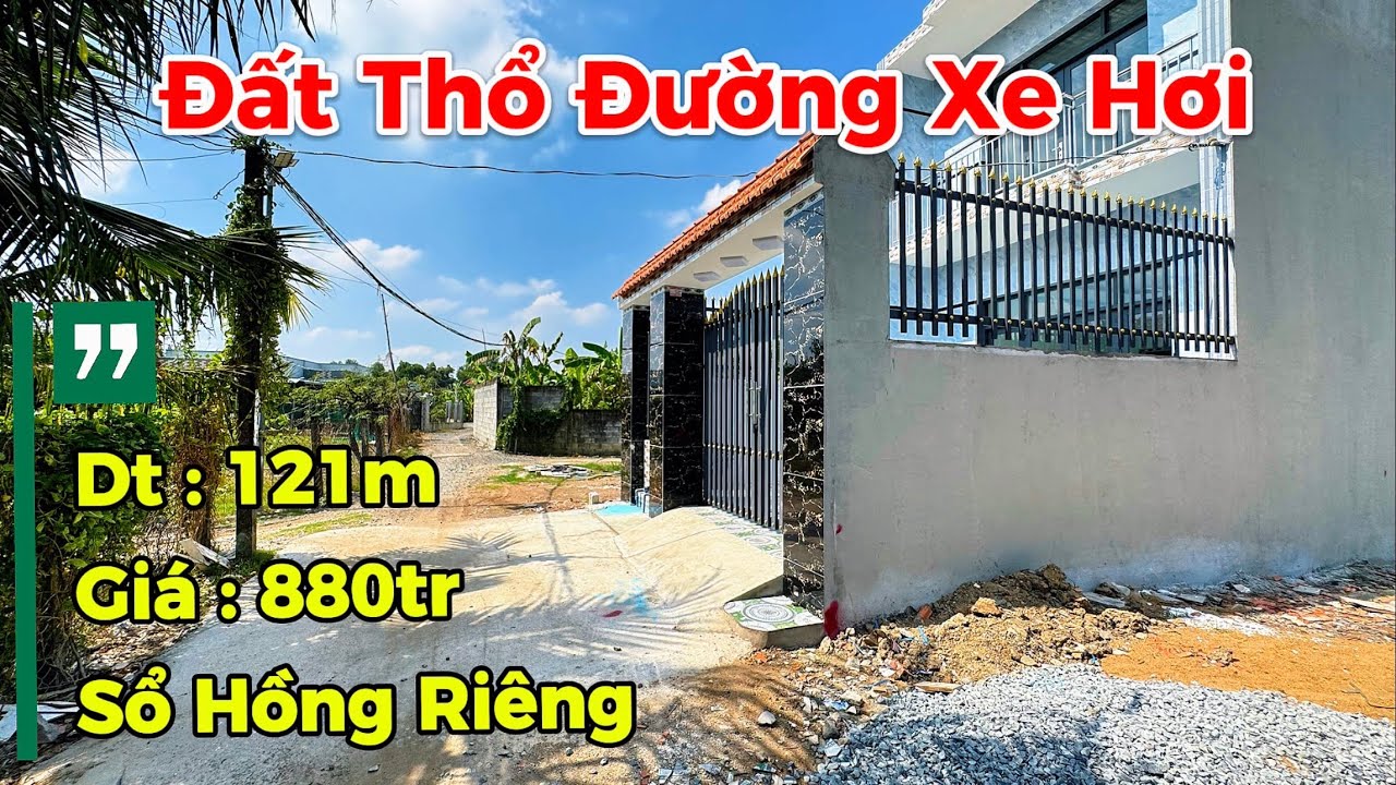 🔴 477 . Đất Thổ Cư Đường Xe Hơi Ở Cần Giuộc / #baonhadatcangiuoc