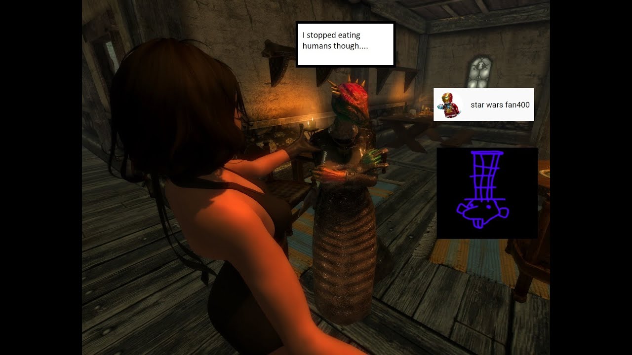 Skyrim Devourment - Changing A Naga's Mind. (requested)