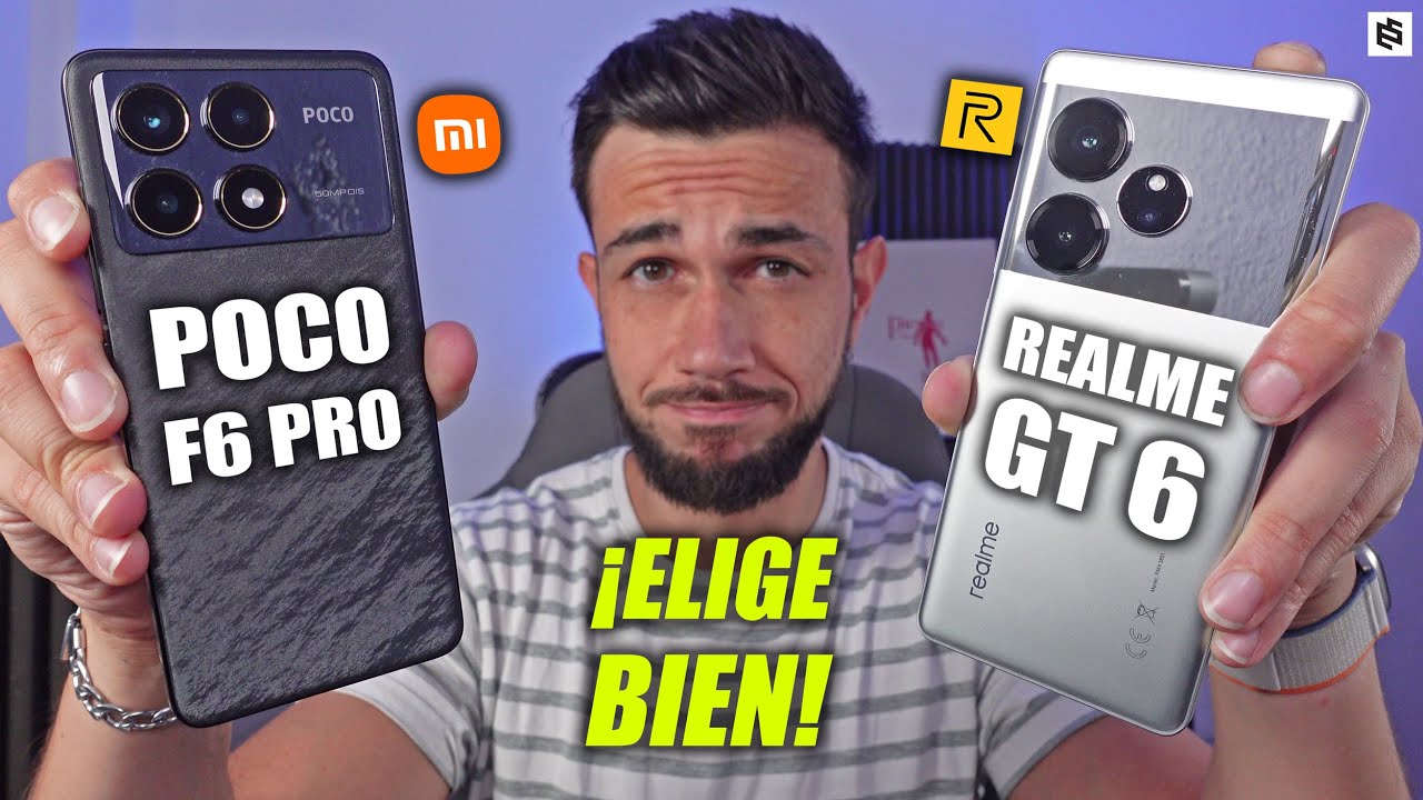 ESTÁ CLARO!✅Xiaomi POCO F6 Pro vs REALME GT 6 | COMPARATIVA