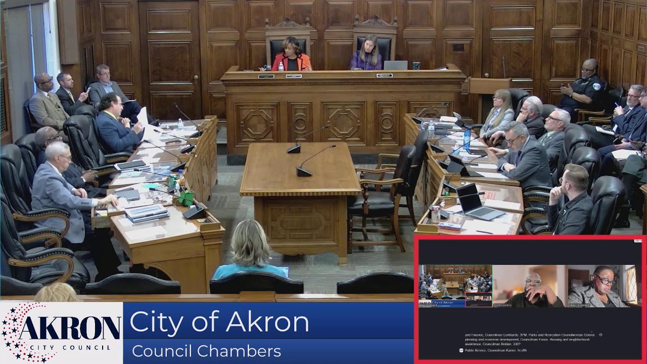 City of Akron Council Special Meeting (Public Hearings) & Regular Meeting - 3.9.2026