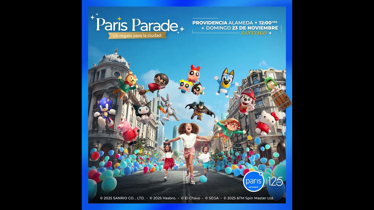 &iexcl;Vuelve el desfile navide&ntilde;o Paris Parade! Este 23 de noviembre a las 12:00 hrs. en Alameda
