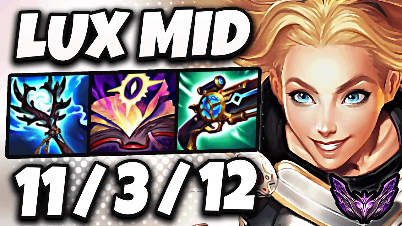 Lux vs Hwei [ MID ] Lol Korea Master Patch 25.15 ✅