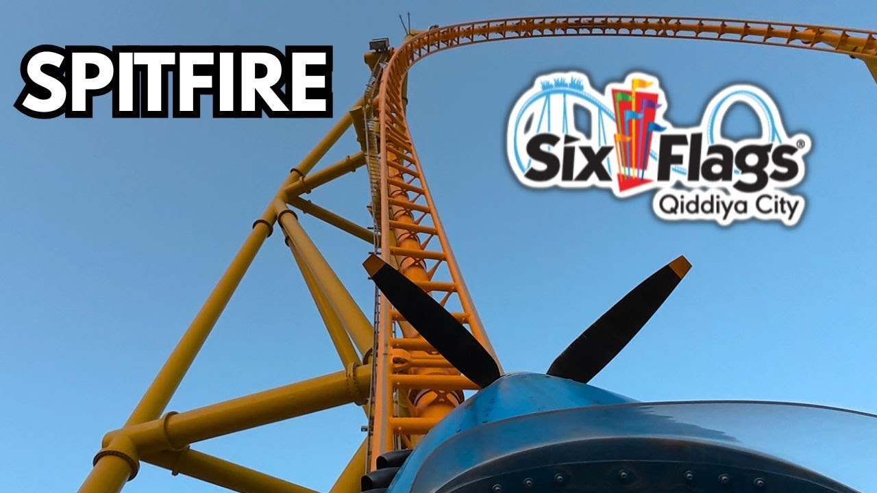 Spitfire 4K On Ride POV - Six Flags Qiddiya City - World's TALLEST Inversion!
