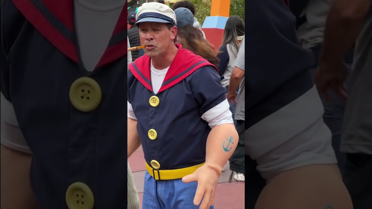 Popeye has big muscles #muscle #popeye #biceps #muscles #arms #cartoon