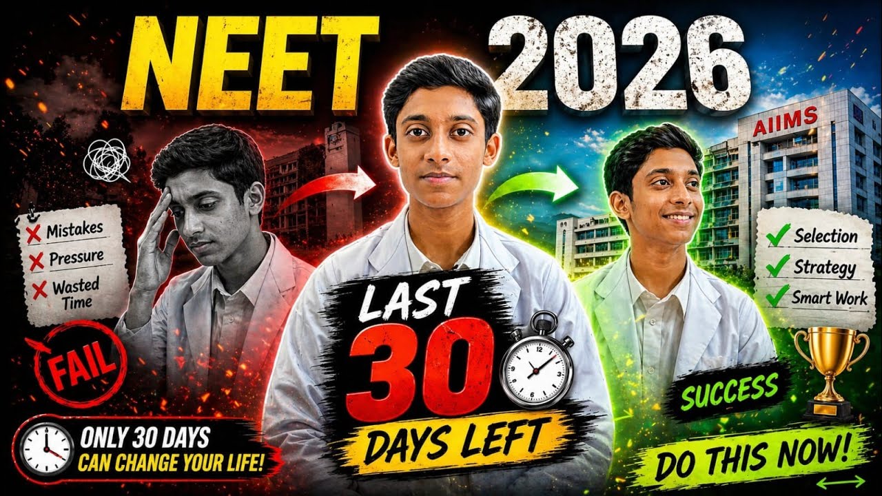1 Month Left For NEET 2026 🚨| Honest Talk 🔥💯 | AIIMS Gkp
