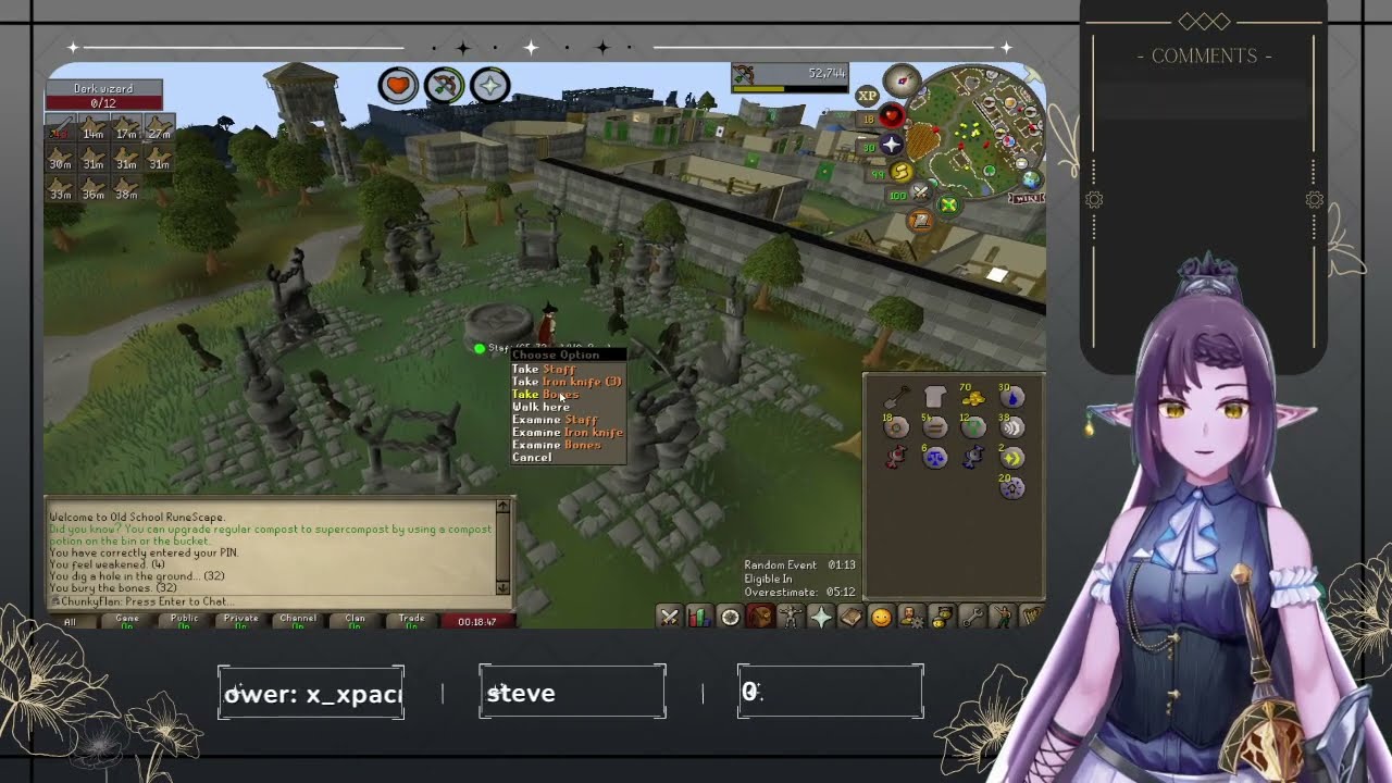 Ranged Training on Dark Wizards | OSRS Vanilla One Chunk (Twitch vod)