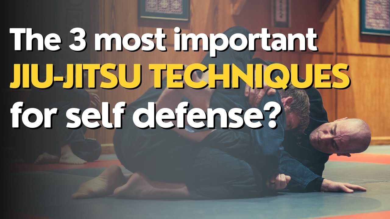 The three most important jiu-jitsu techniques for self-defense?