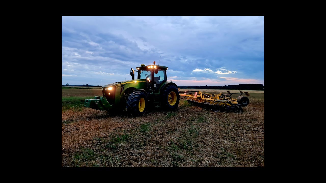 Traktoros Vlog #15 Tárcsázás (John Deere 8260r + Strom)