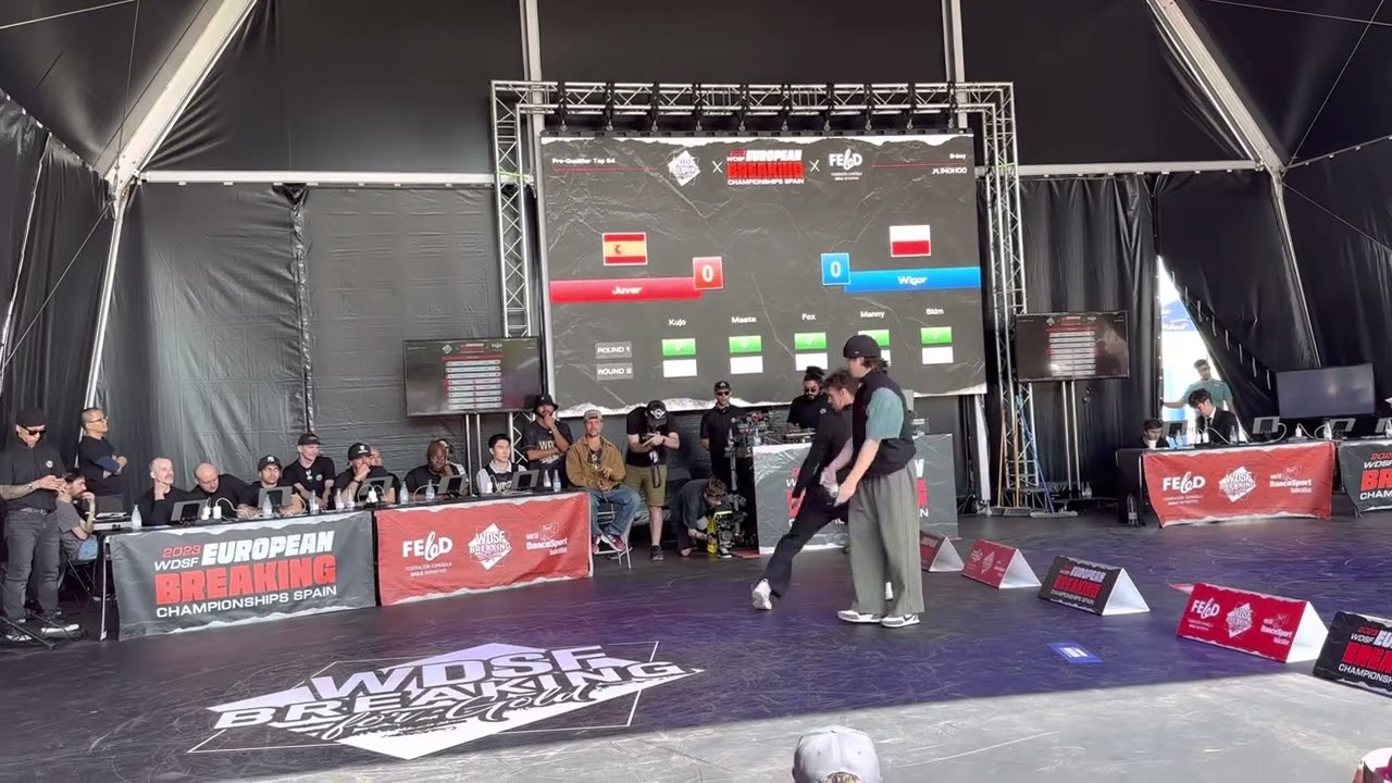 JUVER VE WIGOR | WDSF BBOY TOP 64 | EUROPEAN BREAKING CHAMPIONSHIPS 2023 ALMERIA SPAIN