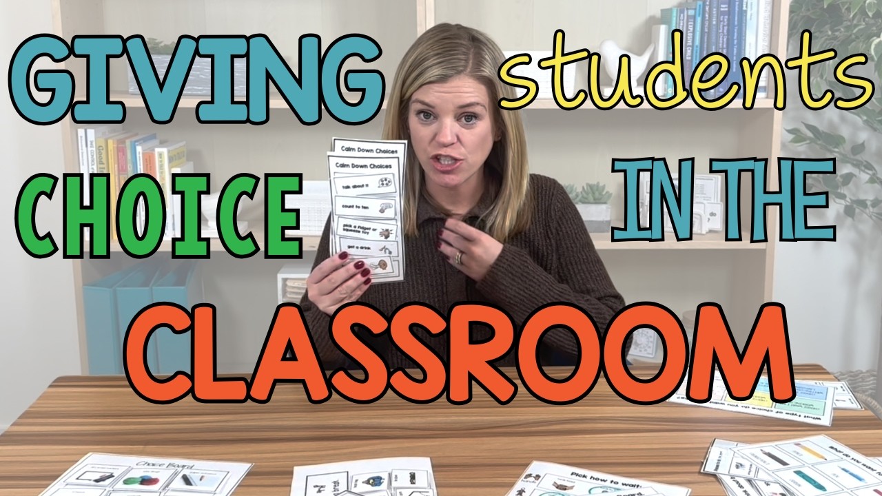 Ways to Use Choice in the Classroom to Prevent Problem Behavior