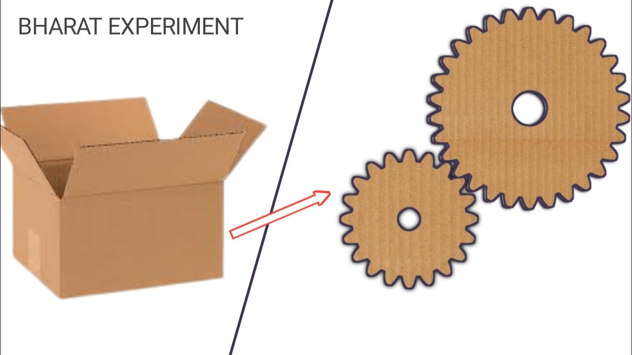 Cardboard Gear || How to make Gear at home || New idea