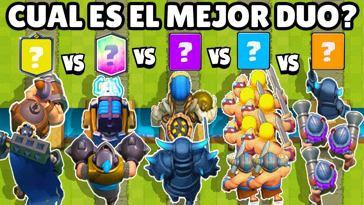 CUAL CALIDAD TIENE EL MEJOR DÚO? | OLIMPIADAS de DÚOS CLASH ROYALE