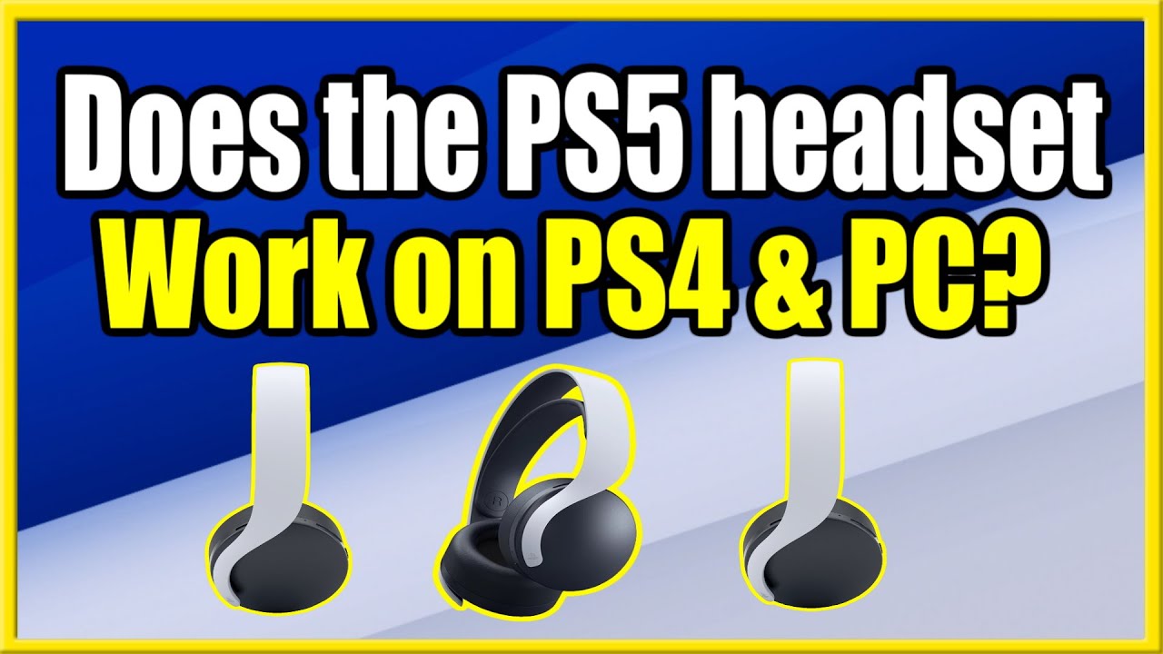 Does the PS5 Pulse 3d Wireless Headset work on PS4 & PC??(Fast Method!)
