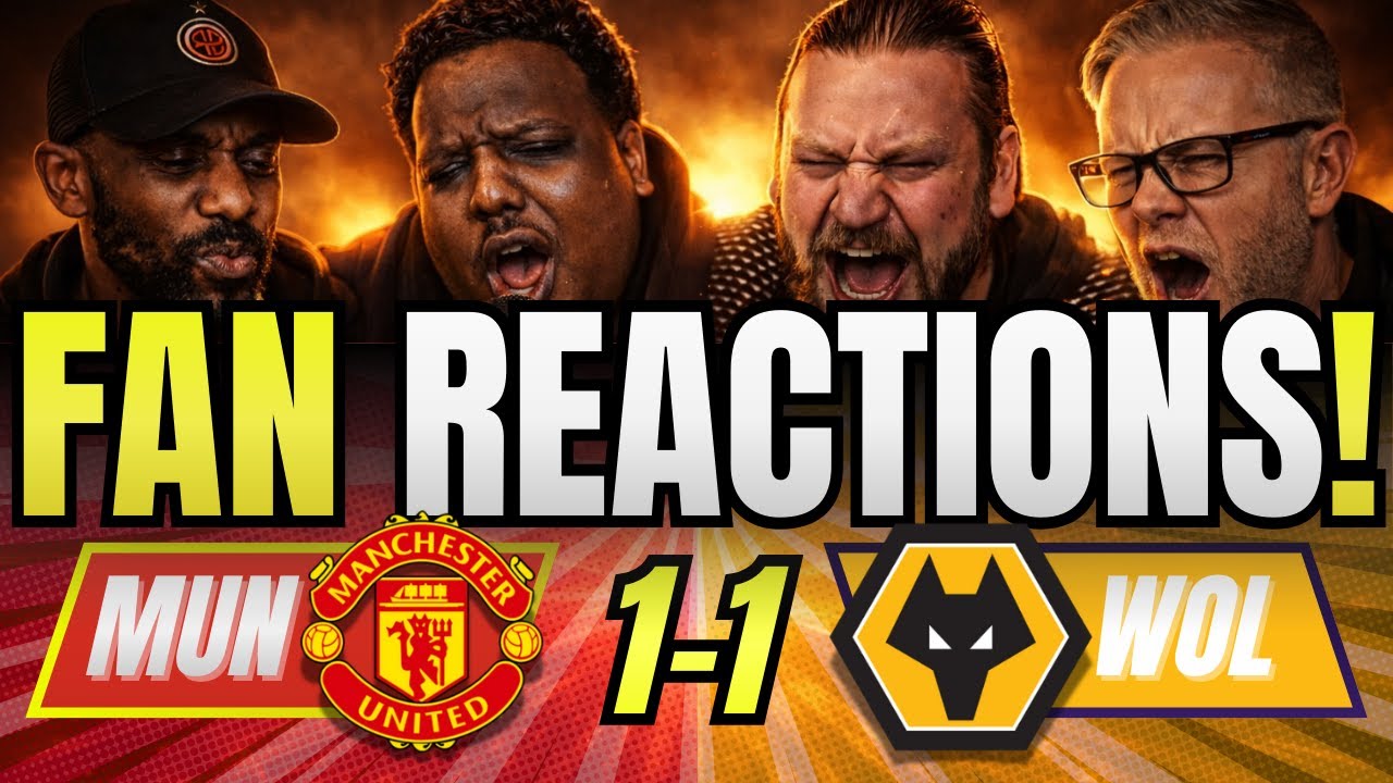 MAN UTD FANS FUMING REACTIONS TO MAN UTD 1-1 WOLVES! PREMIER LEAGUE FAN REACTIONS