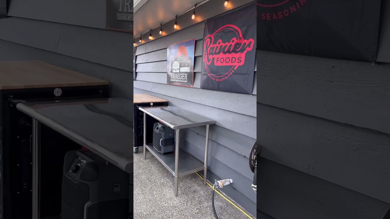 My new BBQ setup! Let&rsquo;s get it! #BBQ #Shorts #TraegerGrills