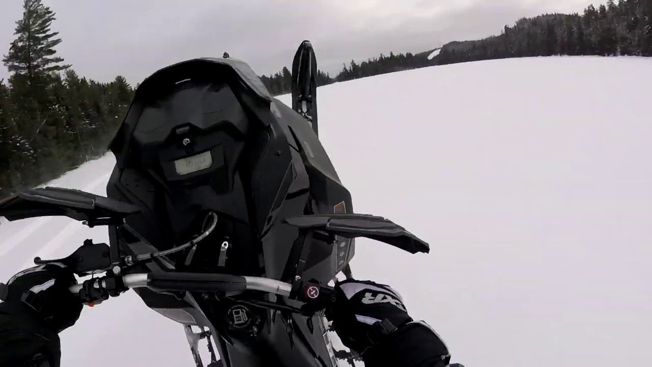 Taking the 2020 summit 850 in the pole lines (Northern Ontario)