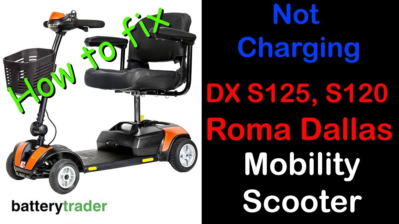 How to Fix Roma Dallas DX S125 & S120, battery not charging (why Dallas DX S125, S120 won't charge?)
