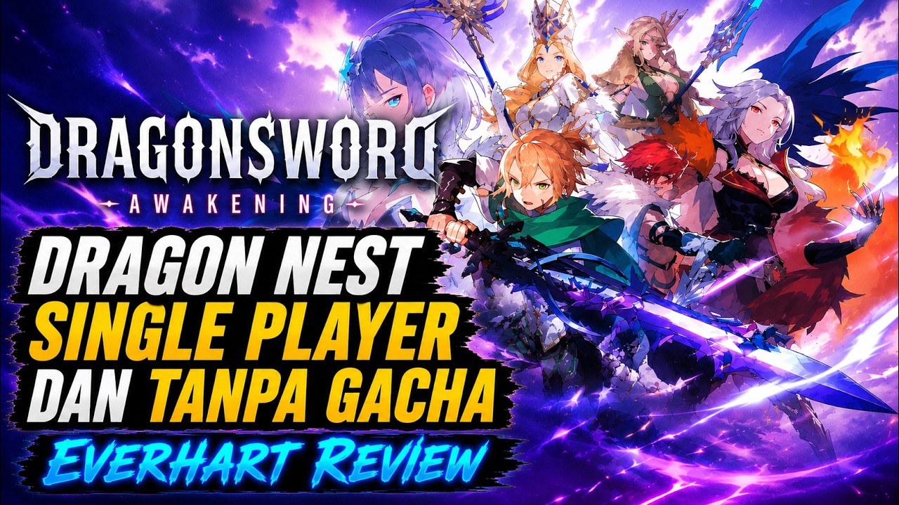 WAJIB COBA! Game Action RPG Baru dari Dev Veteran | Dragonsword Awakening | Hound13 [INDONESIA]