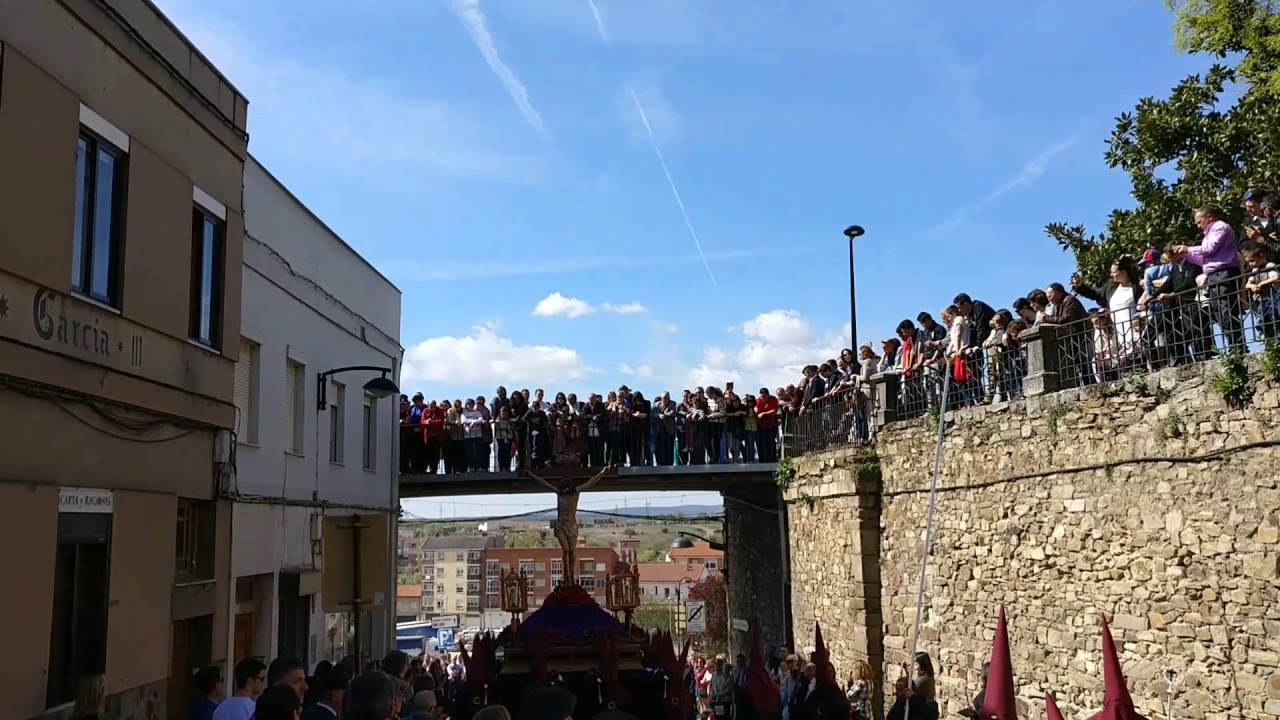 Semana Santa Astorga 2017. Procesión del Bendito Cristo de los Afligidos.