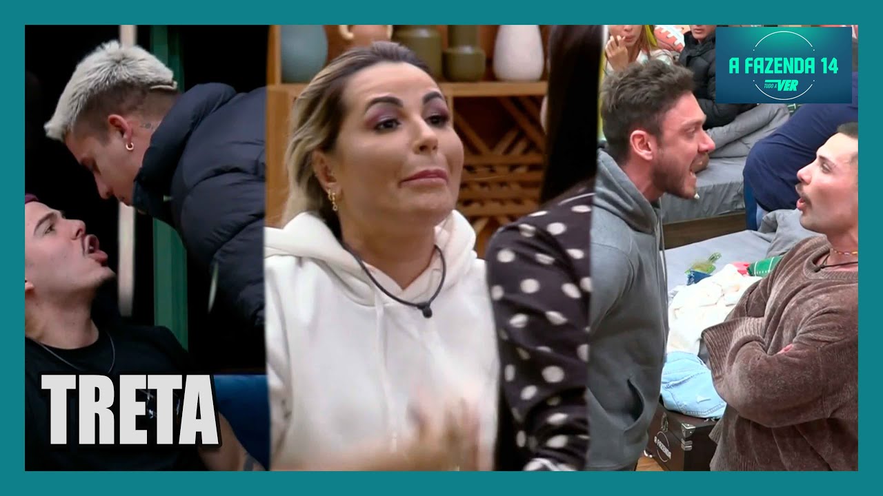 A FAZENDA: Treta entre Tiago e Bruno causou brigas após primeira festa
