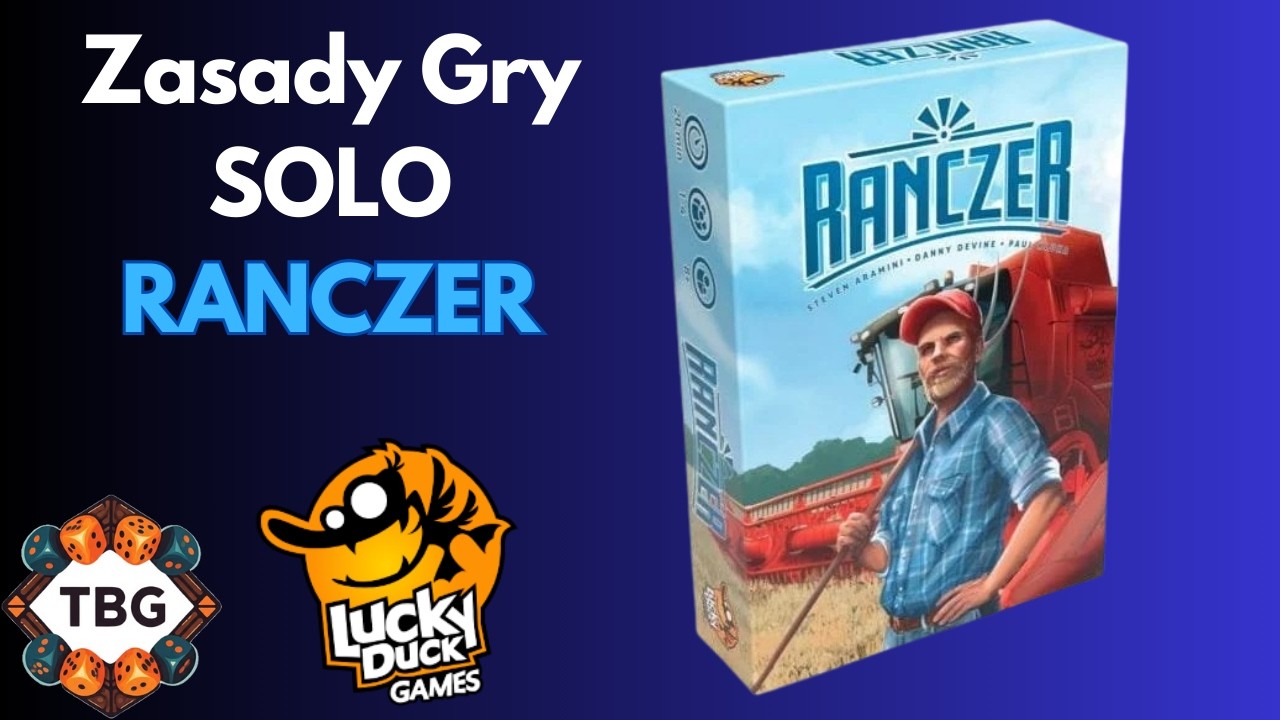 Ranczer | Zasady gry SOLO | Jak grać | Instrukcja | gra karciana | gra planszowa