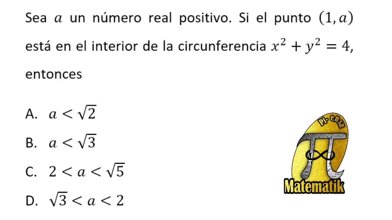 Ecuación de la circunferencia | Cónicas - Examen de admisión Universidad Nacional
