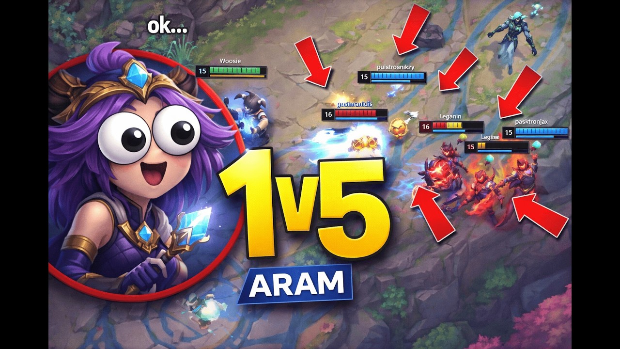 De Feed a 1v5 PENTAKILL 🔥 | | ARAM CAOS | | Yunara | League of Legends