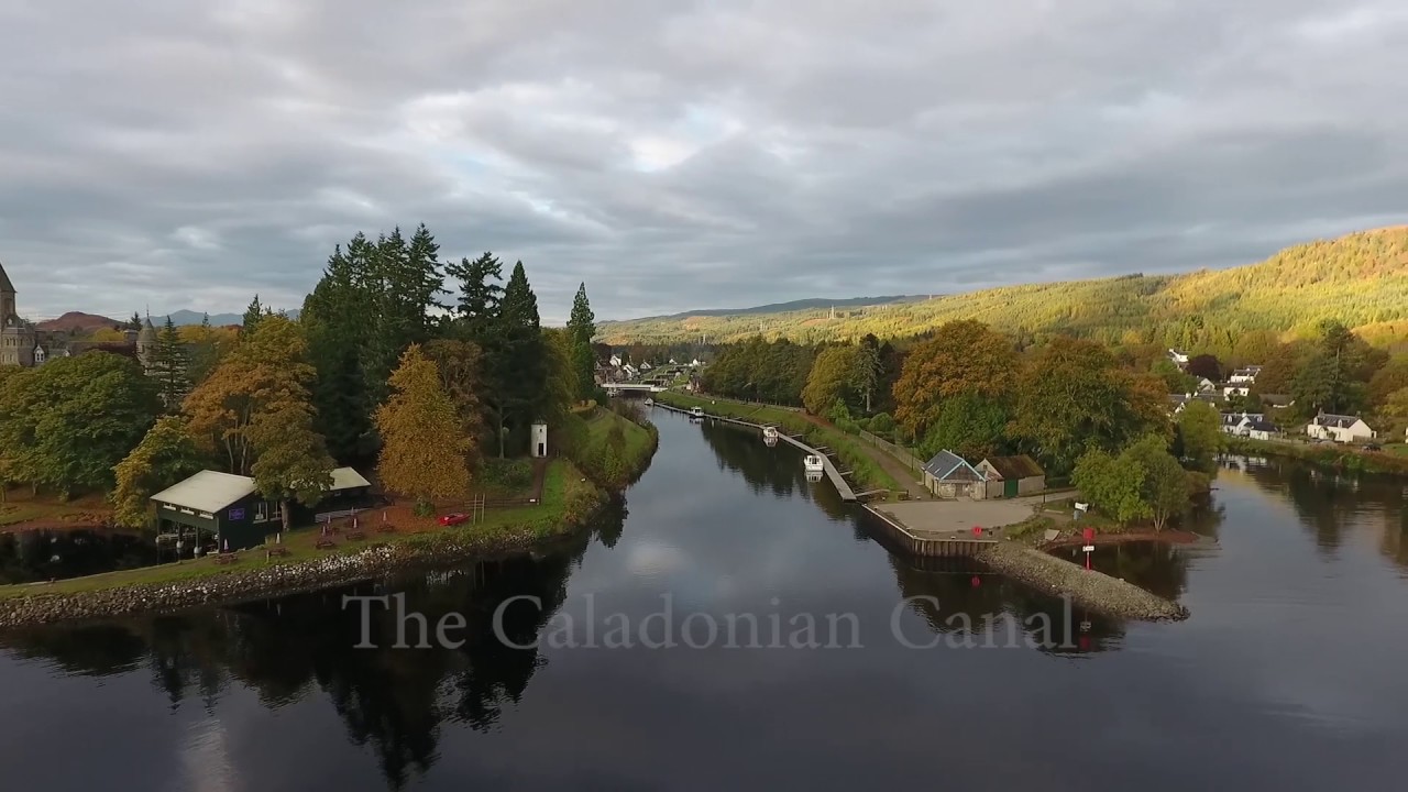 Fort Augustus Abbey Scotland by drone