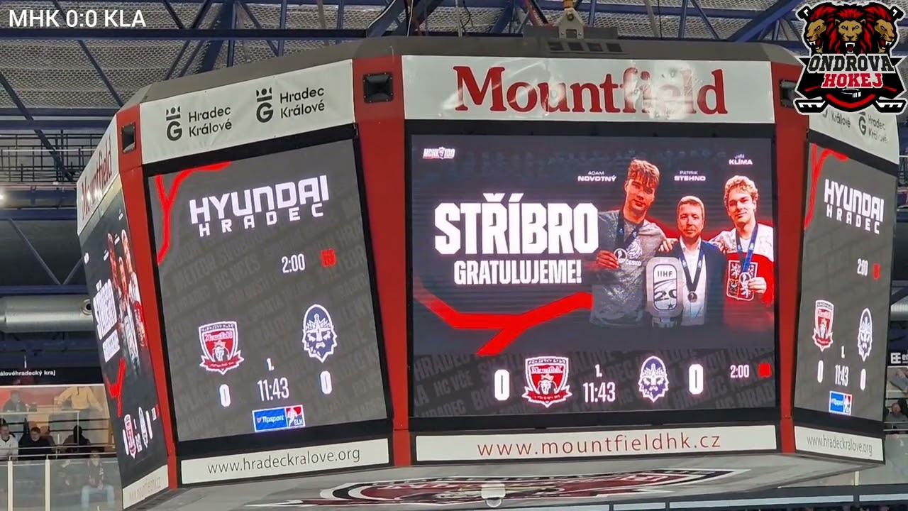 Mountfield hk vs Rytíři Kladno 16.1.2026
