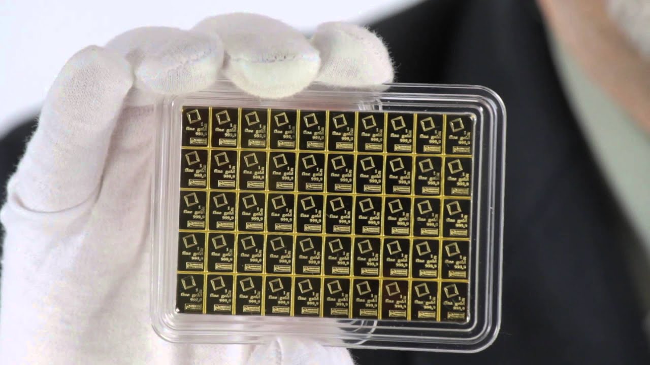 50 gram Gold Valcambi CombiBar&trade; .9999 Fine | Goldmart