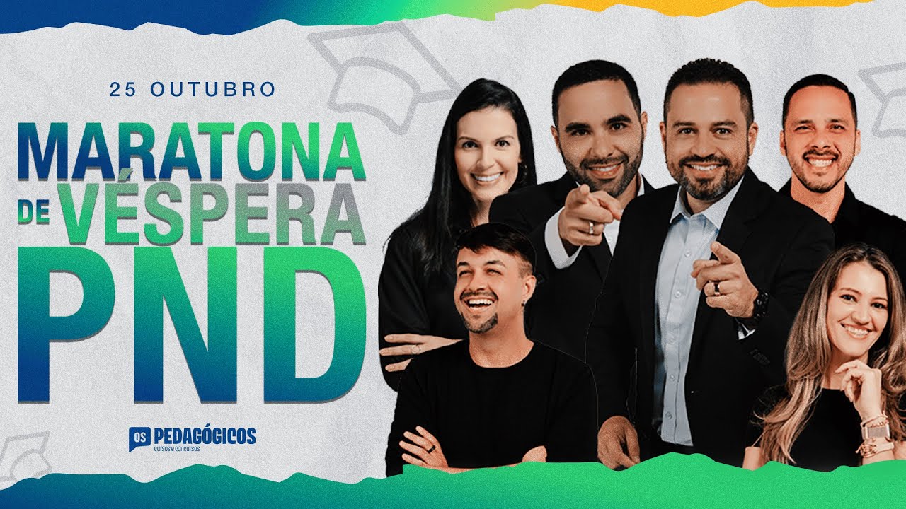 Maratona de Véspera: Prova Nacional Docente (PND)