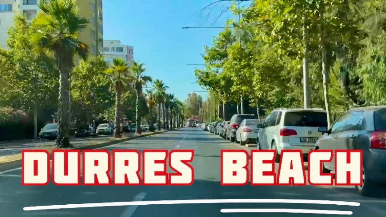 DRIVING DURRËS BEACH | Plazhi i Durrësit #subscribe #travel #travelvlog #travelvideo