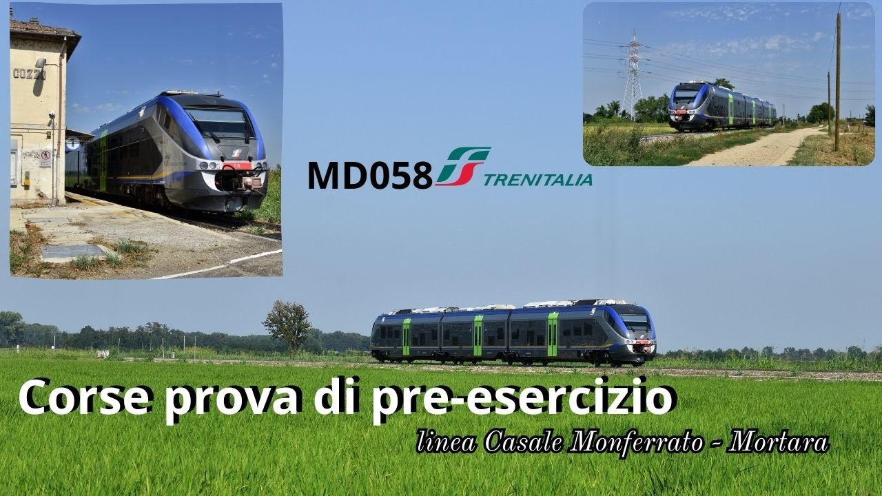 Corse prova di pre-esercizio della linea Casale - Mortara