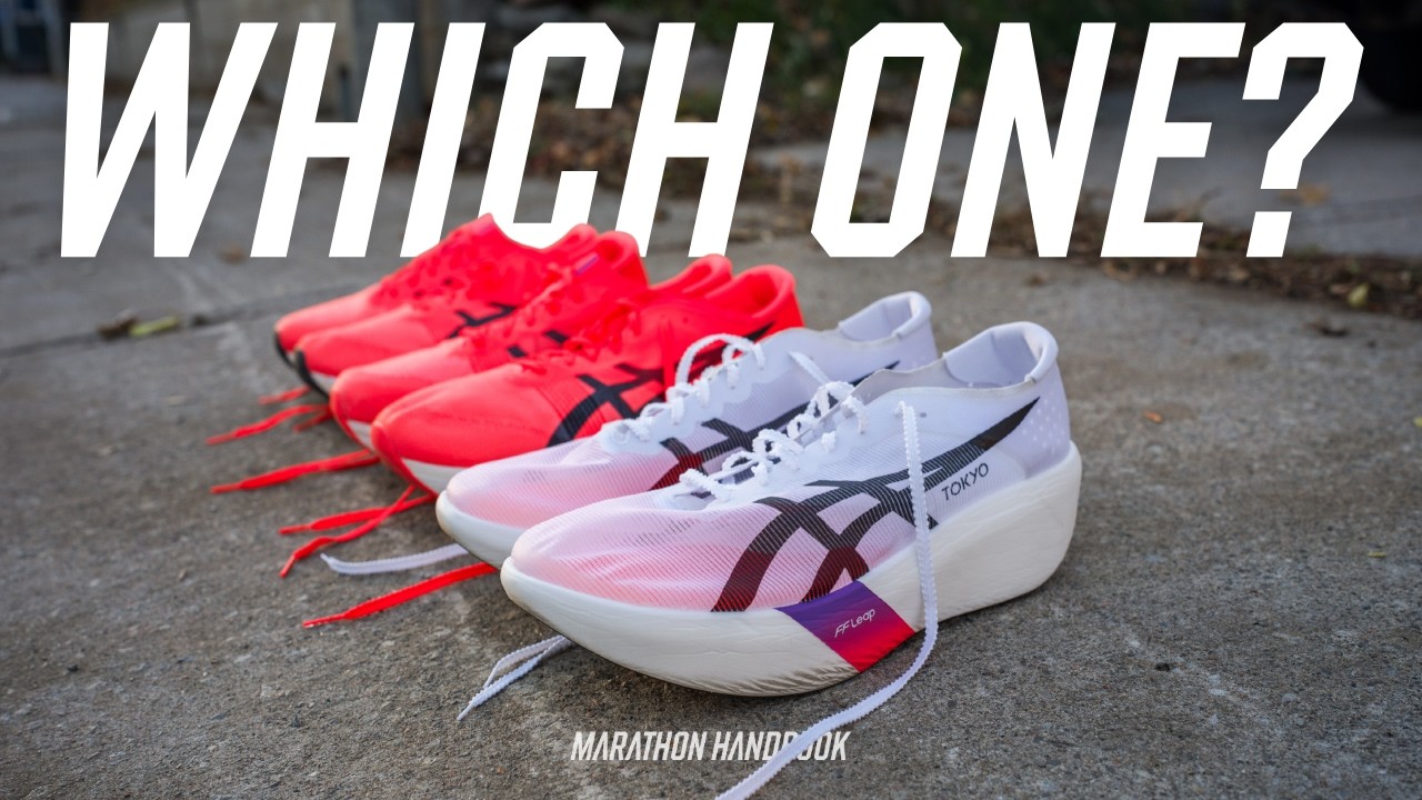 ASICS Metaspeed Ray против Edge против Sky: испытание One Hard Mile Challenge (4K)