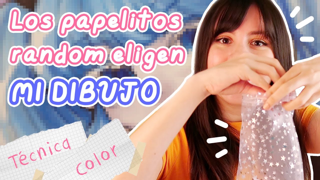 Dibujo con lo que eligen los papelitos random! Σ(◉⌓◉) | #Papelitosrandom