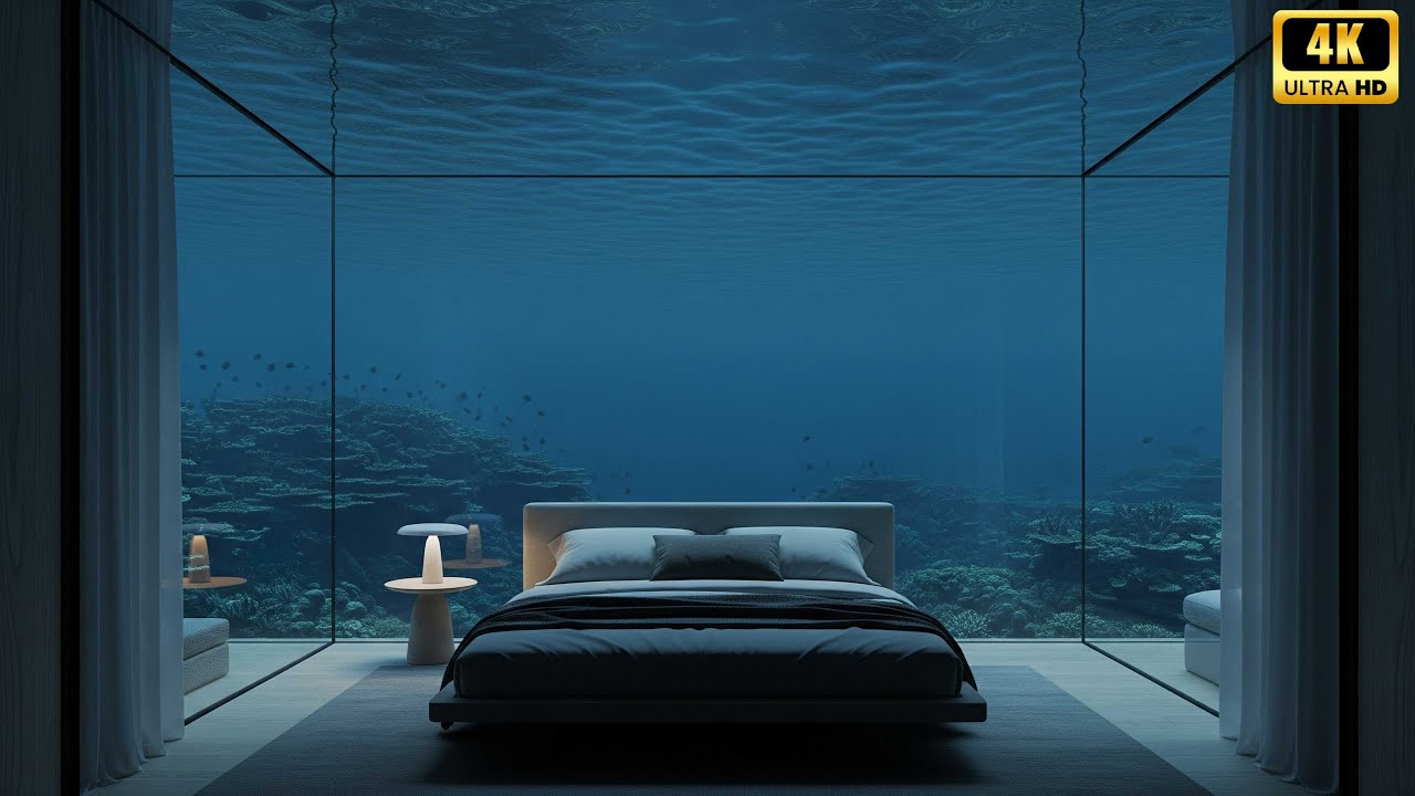 🫧 𝐒𝐮𝐛𝐦𝐞𝐫𝐠𝐞𝐝 𝐑𝐚𝐢𝐧 ｜ The Liquid Ceiling • The Sanctuary ✦ [4K]