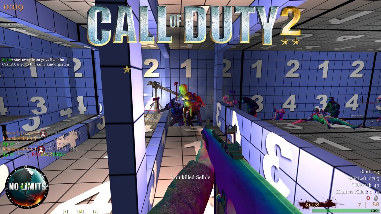 Call of Duty 2 Multiplayer Zombies Gameplay #4 | `nL.Zombies*
