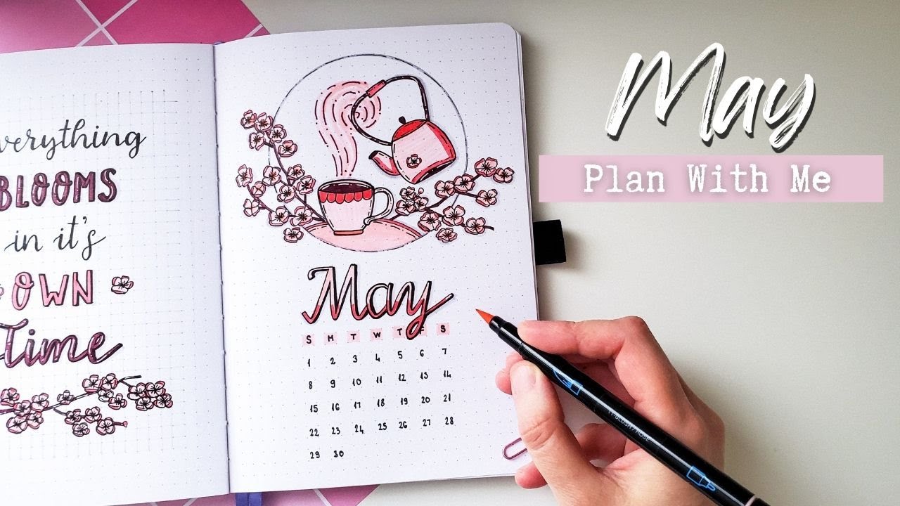 Plan With Me | May 2022 Bullet Journal Setup 🌸